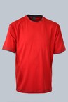 tričko LA POLO dvoubarevné M1 červená - šedá